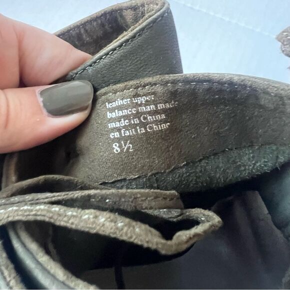 Seychelles Women’s Triple Threat Open Toe Booties in Olive ~ Size 8 & 1/2 - Picture 5 of 6